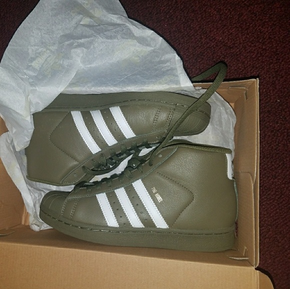 adidas pro model green